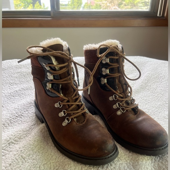 EMU Women's Primrose Sands Waterproof Leather Boot Fleece Lined - Size 10 - Picture 5 of 11